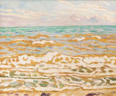 null Louis VALTAT (1869-1952)

La Mer, 1919

Huile sur toile signée en bas droite

Etiquette...