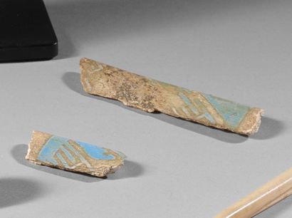 null Fragment d'OS POLYCHROME Anasazi, Nord-Est de l'Arizona et Nord-Ouest du Nouveau...