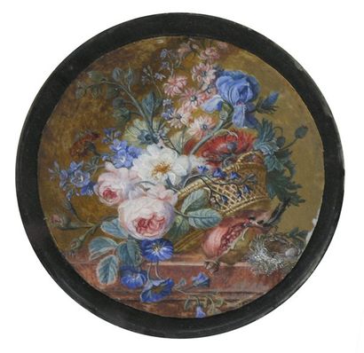 Jean François VAN DAEL (Anvers 1764 - Paris 1840) vers 1800 Bouquet de fleurs, de...