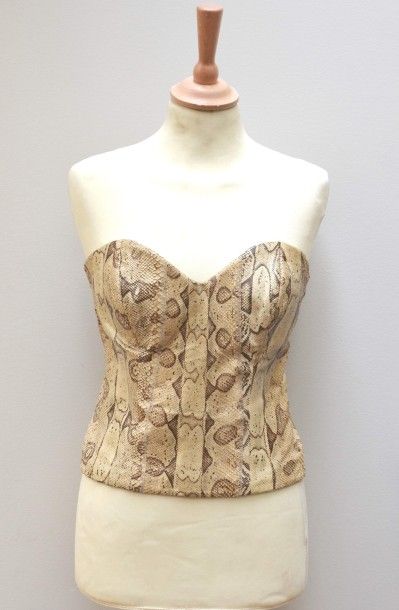 null Gianfranco FERRE: bustier en python Taille 42