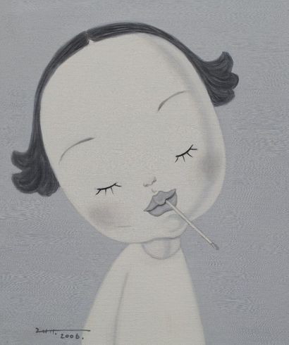 null ZHANG HUI (Née en 1967)

Beijing Wawa series, 2006

Acrylique sur toile signé...