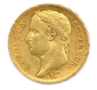 NAPOLÉON Ier 40 Francs or (tête laurée) 1812...