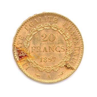 null IIIe RÉPUBLIQUE 20 Francs or (Génie) 1897 A = Paris. Très beau