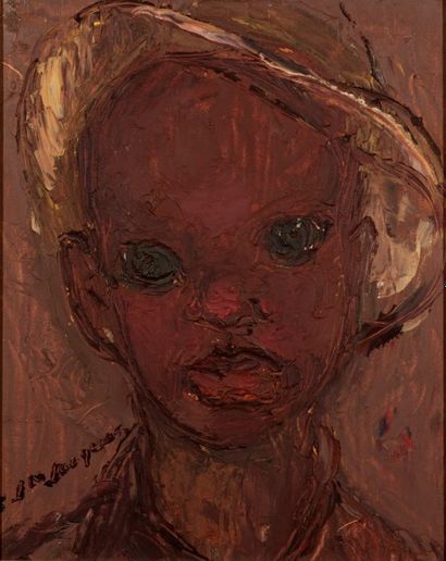 null Carlo JEAN-JACQUES (1943-1990)

Portrait de Yacin

Huile sur isorel signé en...