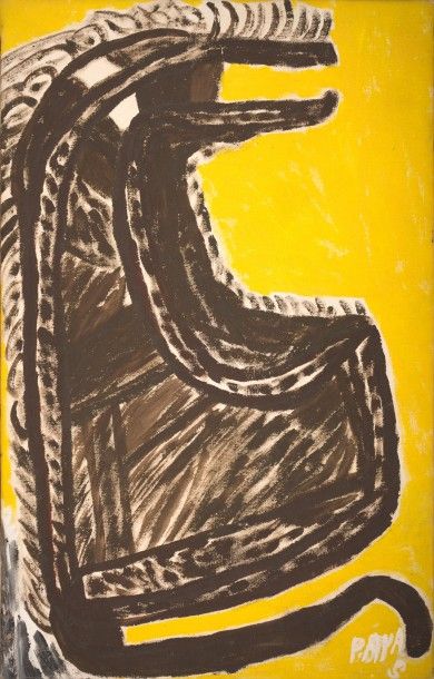 null Pierre-Sylvain AUGUSTIN dit PAYAS (Né en 1941)
En jaune
Acrylique sur toile...