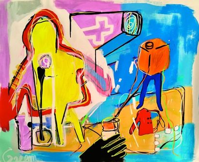 null GREEM FELD (Né en 1974)

La fuite, 2016

Encre acrylique, peinture acrylique,...