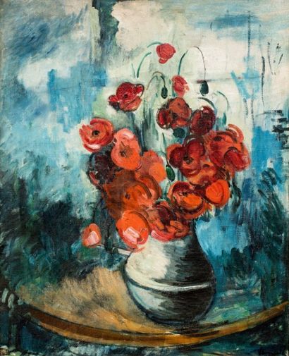 null Maurice de VLAMINCK (1876-1958)

Coquelicots dans un vase

Huile sur toile signée...