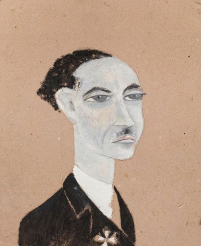 null Marie VASSILIEFF (1884-1957)

Portrait d'homme à la veste noire

Huile, crayon...