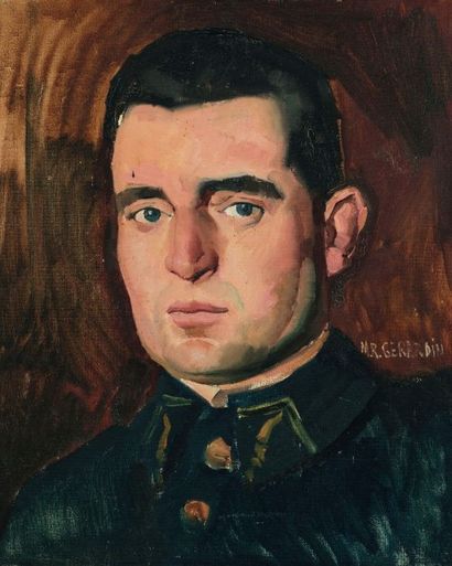 null Roland Marie GERARDIN (1907-1935)

Portrait d'homme 

Huile sur toile signée...