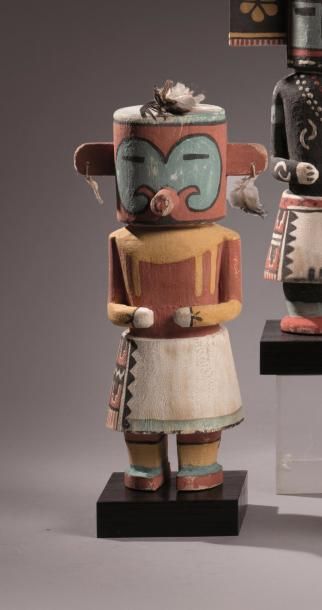 null MUZRIBI BEAN KACHINA
POUPEE KACHINA HARICOT
Hopi, Arizona, Sud-Ouest des Etats-unis...