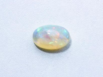 null Cabochon d'opale sur papier.

Provenance: Ethiopie
Poids: 6.80 cts.