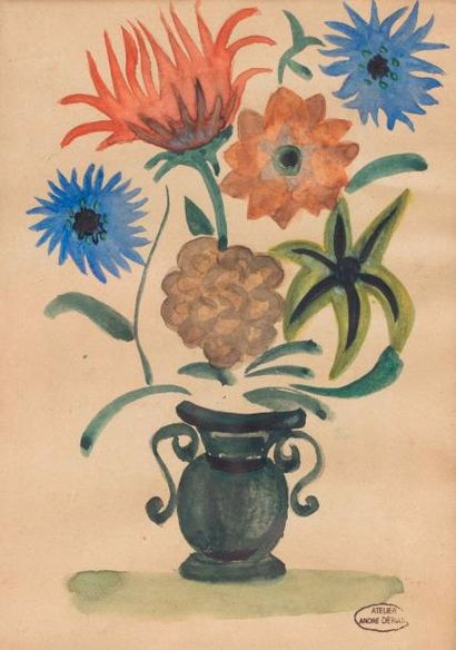 André DERAIN (1880-1954)

Bouquet de fleurs

Aquarelle...