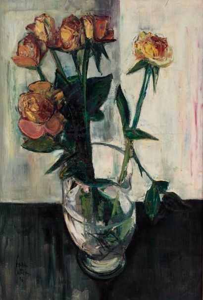 null Philippe CARA COSTEA (1925-2006)

Bouquet de fleurs dans un vase, 1956

Huile...