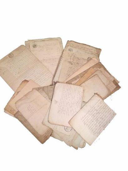 HISTOIRE, documents divers, lettres autographes...