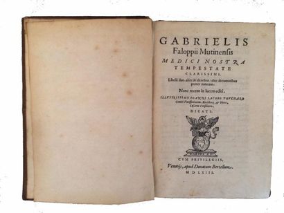 FALOPPIUS (Gabrielis) Medici Nostra tempestate clarissimi. Libelli duo, alter de...