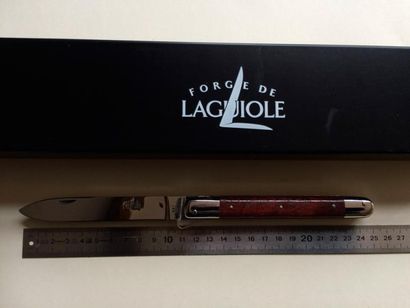 null Forges de Laguiole, Laguiole droit 24,5 cm, type début 19e siècle, lame en T...