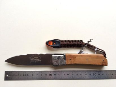 null Ponson, Couteau Zen, couteau « Le Vercors », fabriqué chez Berthier, acier 12...