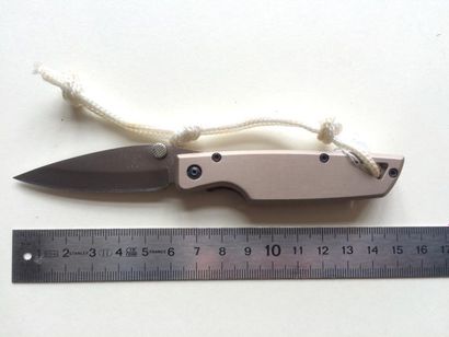 null Buck, Canif 8,5 cm, manche alu, liner-lock, modèle 170 U.