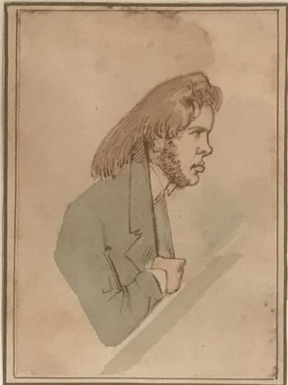 ISABEY (Jean-Baptiste). 1767-1855. Portrait...