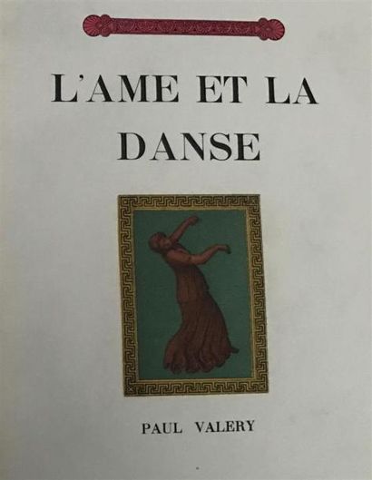 null VALÉRY (Paul). L'Ame et la Danse. Compositions d'Édouard Léon. Paris, Javal...