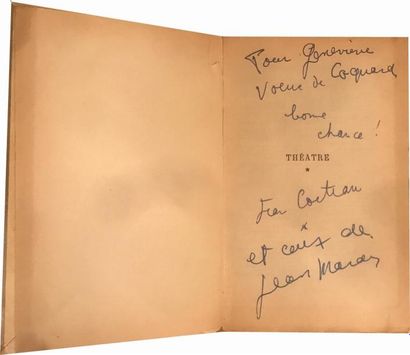 null COCTEAU (Jean). Théâtre. I. Paris, N.R.F., 1948 ; in-12 br.	
Envois autographes,...