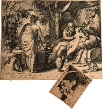 VOET (Alexander). 1613-1689 ?. Paysage animé....