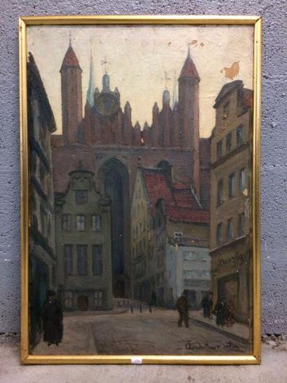 Claude René MARTIN (1885 -?) Rue de Danzig 


Huile sur toile
Signée en bas à droite.

73...