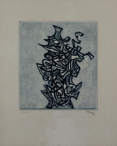 Mark Tobey (1890-1976) Liberation, 1973


Gravure en couleur
Signée en bas à droite...