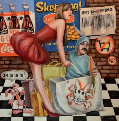 Irina SAMOBROD (né en 1979) Art shopping,2009


Acrylique sur toile
Signée en bas...