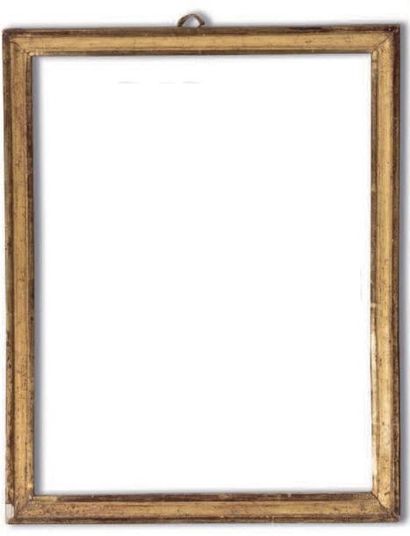 null Petite BAGUETTE en bois mouluré et doré.
Epoque Louis XVI.
32 x 24,5 x 2 cm