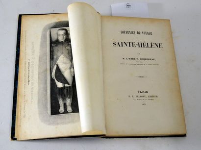 L'abbé F. Coquereau Souvenirs du voyage à Sainte-Hélène, Paris, H.L. Delloye éditeurs,...