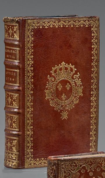 null Almanach royal, Paris, d'Houry, 1784.
In-8°, reliure d'époque en maroquin rouge,...