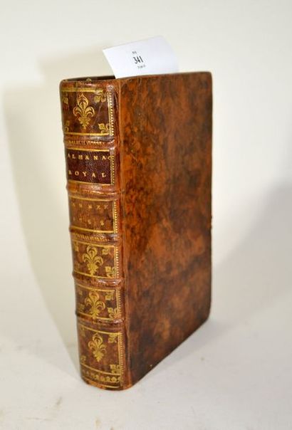 null Almanach royal, Paris, Houry et Debure, 1788.
in-8°, reliure en veau marbré,...