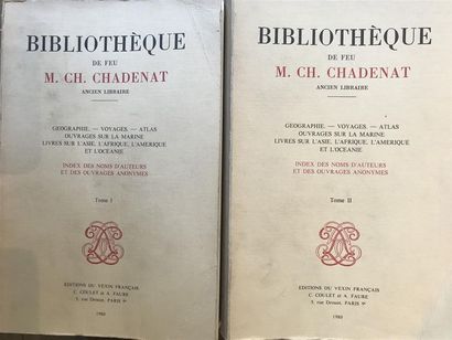 null CHADENAT (Ch.). Bibliothèque ... Géographie, Voyages, Atlas ... Paris, 1980...