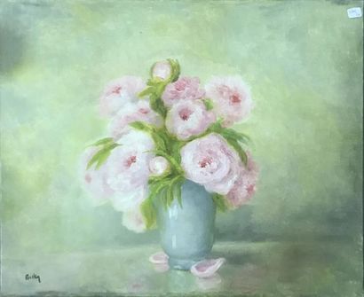 null MARIE-MADELEINE DE RASKY (1897-1982)
Pivoines roses, IIe toile, 1982
Huile sur...