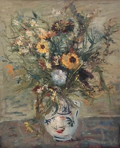 null Jean-Baptiste CHAUFFREY (né en 1911)
Fleurs au tapis bleu, 1951
Huile sur toile...