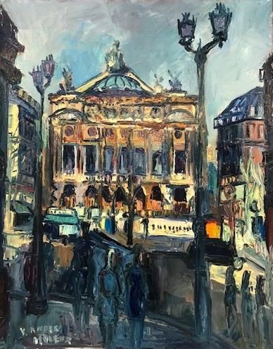 null Yves André MOLEUX (né en 1906)
Place de l'Opéra
Huile sur toile signée en bas...