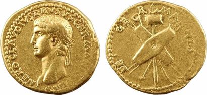Néron Drusus (sous Claude), aureus, Rome...