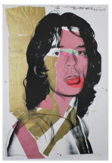 Andy WARHOL (1928-1987) Mick Jagger Affiche...