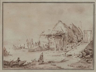 null Ecole du XIXème siècle

Deux paysages animés

Lavis brun

13 x 17.5 cm

Annoté...