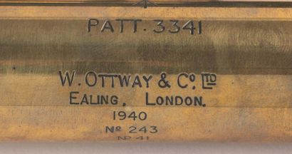 null Lunette de Tir de la marque Ottway and Co datée de 1906, portant un objectif...