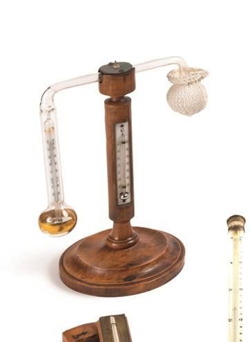 null Thermomètre baromètre dit « hygromètre de Daniell » 

Début du XXème siècle
Haut. :...