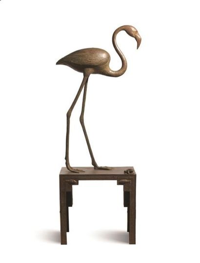 null LAZZARI Nicola (né en 1957)
Flamingo, 2016
Bronze signé et daté sur la terrasse...
