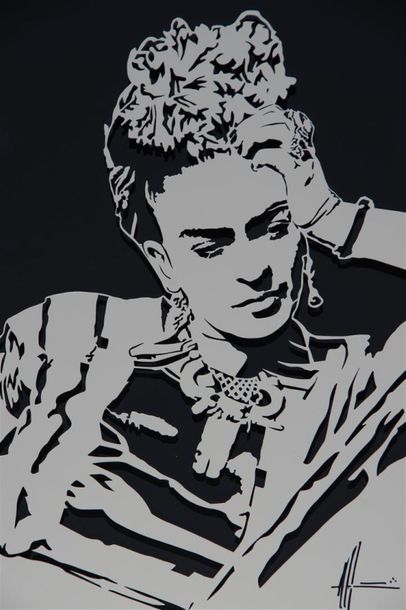  AUDIARD Michel (1951) - Passage Frida Kahlo - Sculpture en acier laqué - 2019 -... Gazette Drouot