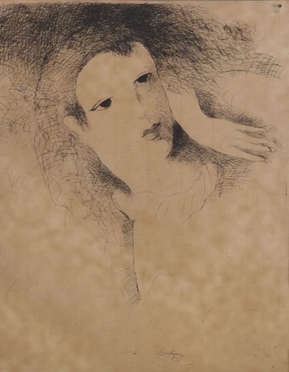  LAURENCIN Marie (1883-1956) dans le goût de. Femmes. Deux gravures. Non signées.... Gazette Drouot