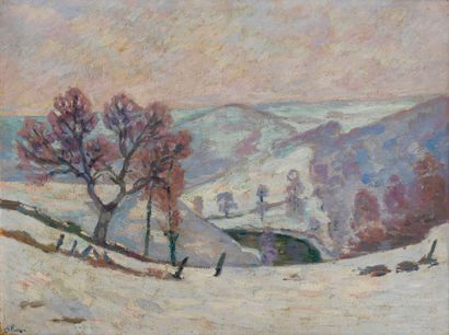  Armand Guillaumin (1841-1927)
Le Puy Barriou, Crozant, circa 1917, oil on canvas,... Gazette Drouot
