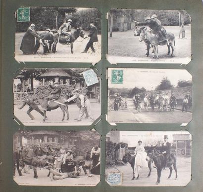 null Album Art Nouveau de 660 cartes postales anciennes: Paris, Robinson (ânes, vieil...