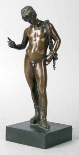 D'après la Renaissance florentine Bacchus Ancienne épreuve d'édition en bronze du...