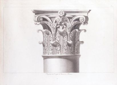 Charles MOREAU - 1762-1810 FRAGMENS ET ORNEMENS D'ARCHITECTURE Dessinés à Rome, d'après...