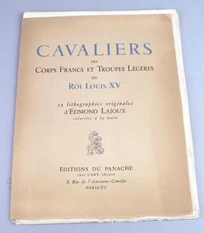 Edmond LAJOUX, d'après «Cavaliers des corps francs et troupes légères du Roi Louis...